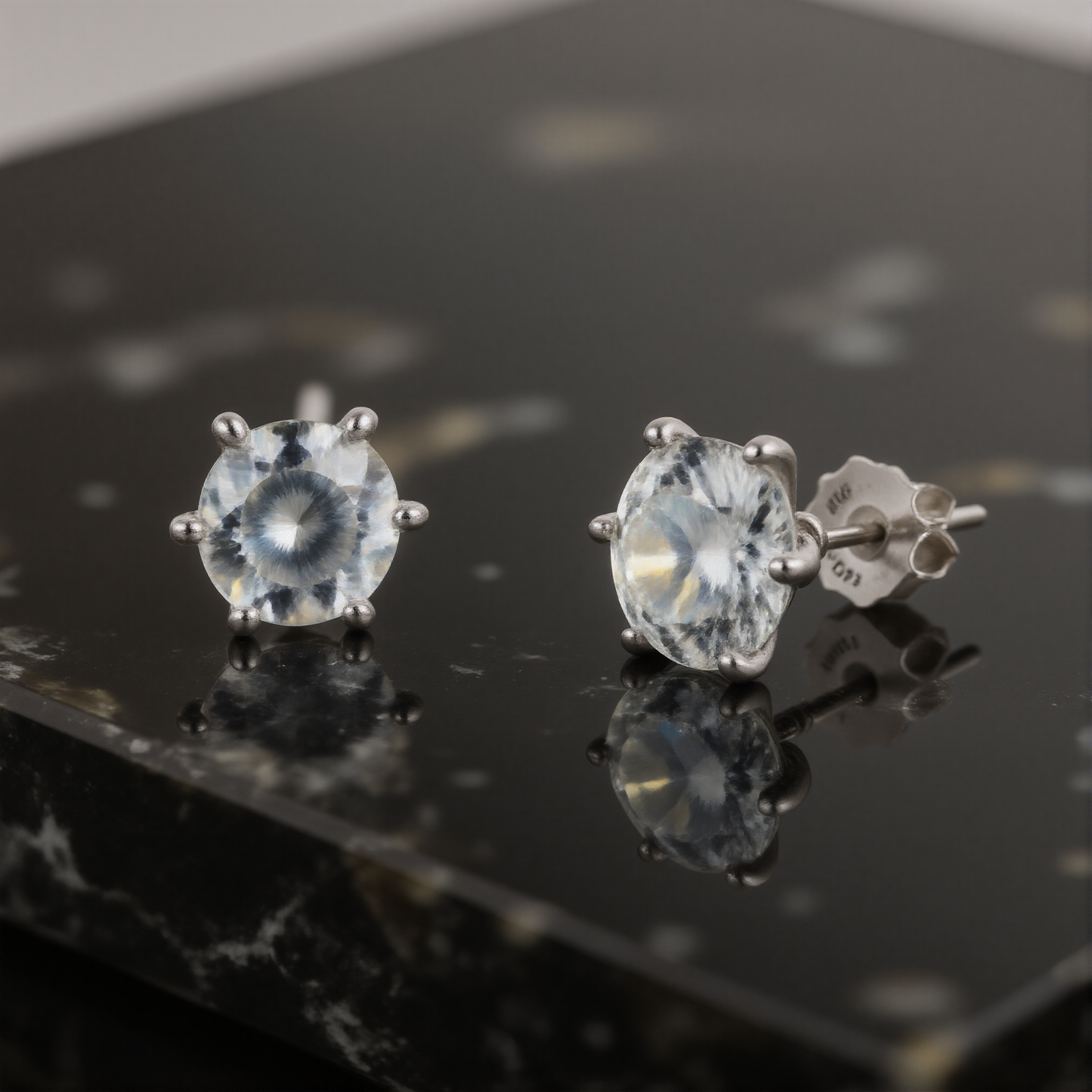 Astraea Moissanite Stud Earrings
